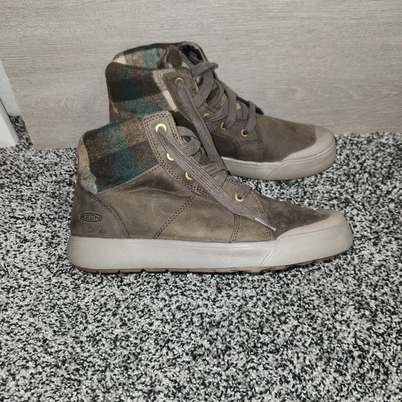 Keen Shoes Keen Womens Elena Mid Insulated Ankle Boots Brown